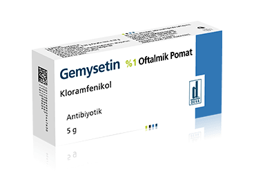 GEMYSETIN %1 OFTALMIK POMAT (5 G)